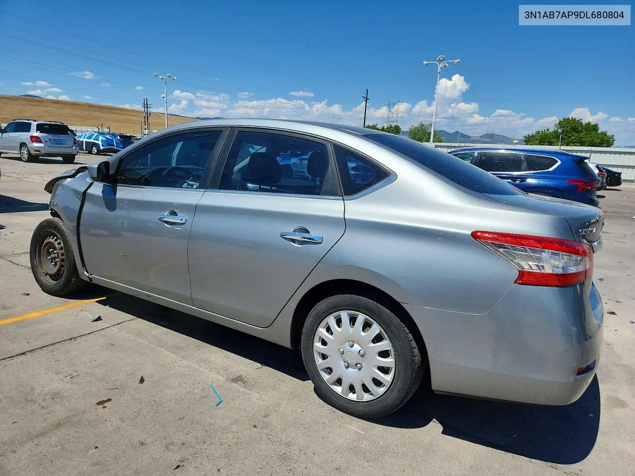 2013 Nissan Sentra S VIN: 3N1AB7AP9DL680804 Lot: 61582686