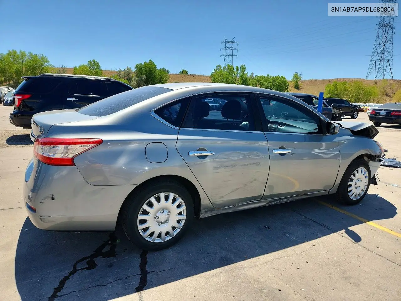 2013 Nissan Sentra S VIN: 3N1AB7AP9DL680804 Lot: 61582686