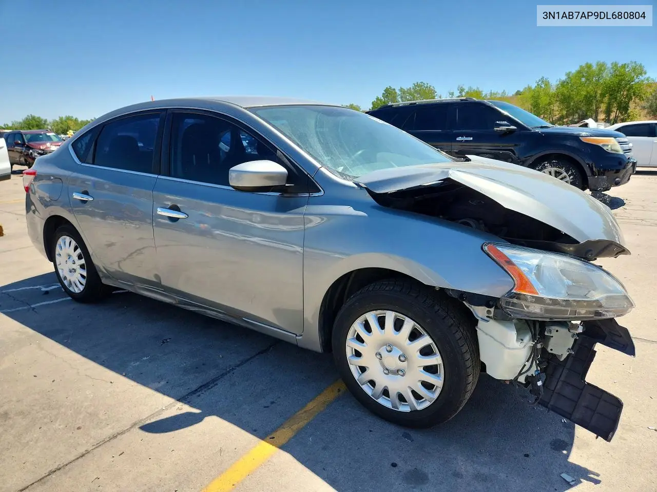 2013 Nissan Sentra S VIN: 3N1AB7AP9DL680804 Lot: 61582686