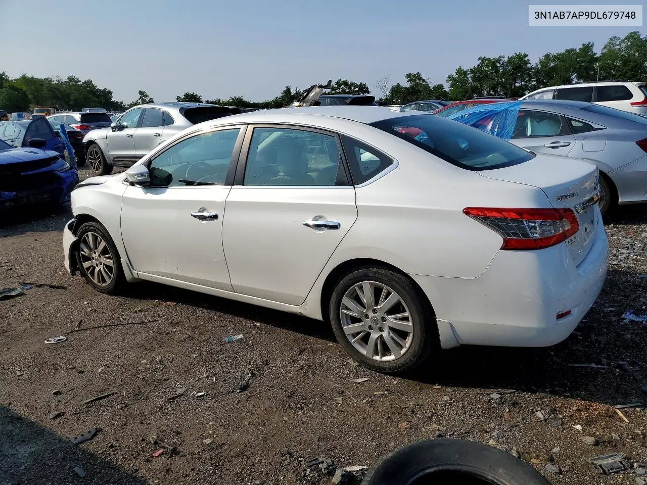2013 Nissan Sentra S VIN: 3N1AB7AP9DL679748 Lot: 61857346