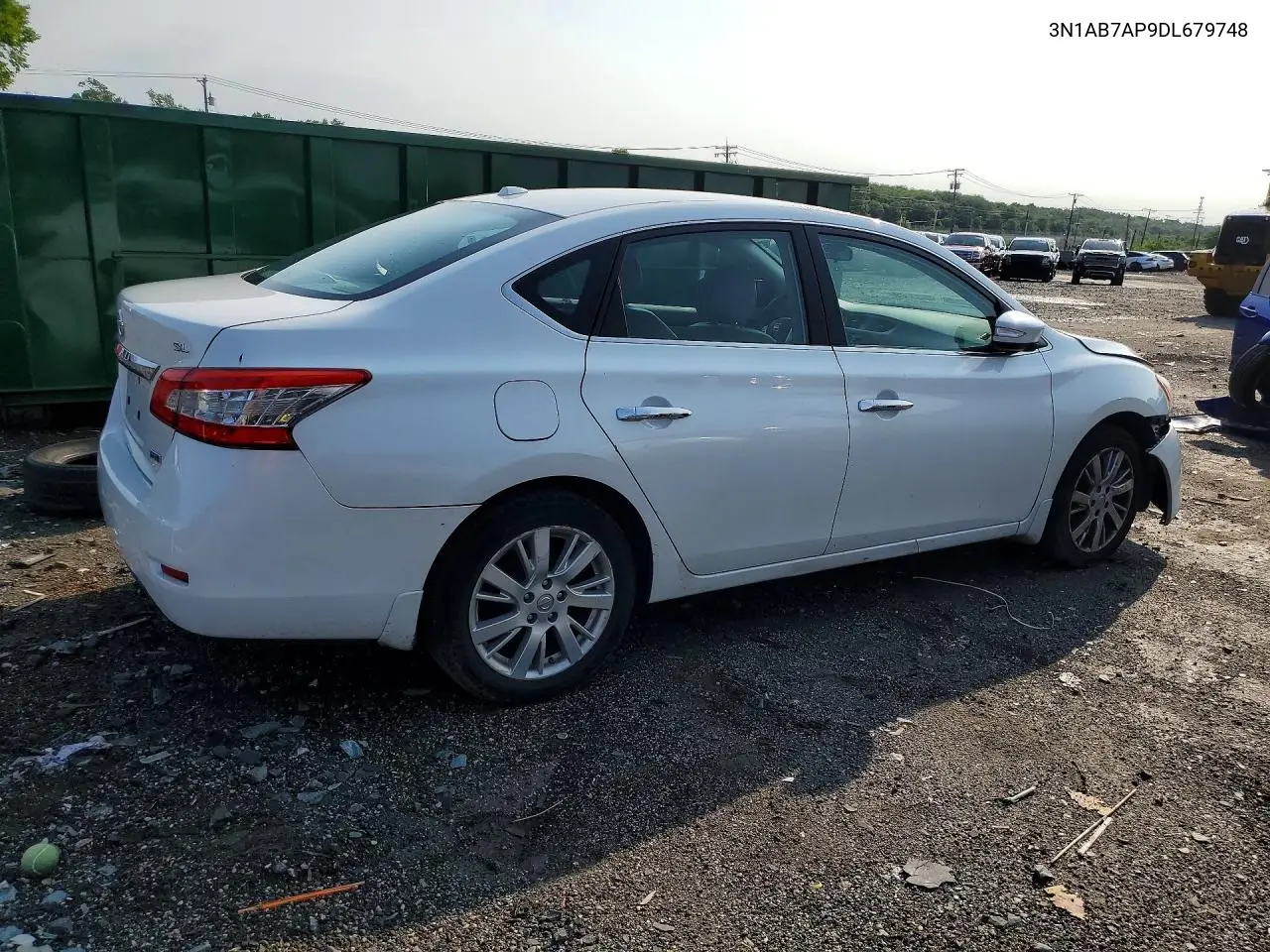 2013 Nissan Sentra S VIN: 3N1AB7AP9DL679748 Lot: 61857346