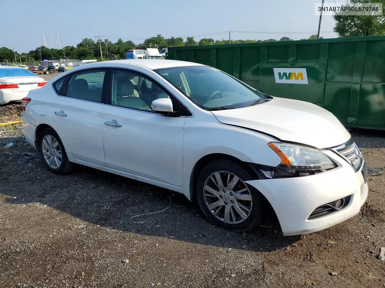 2013 Nissan Sentra S VIN: 3N1AB7AP9DL679748 Lot: 61857346
