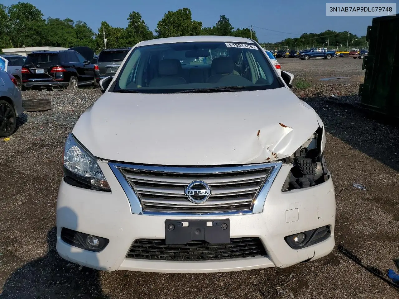 2013 Nissan Sentra S VIN: 3N1AB7AP9DL679748 Lot: 61857346