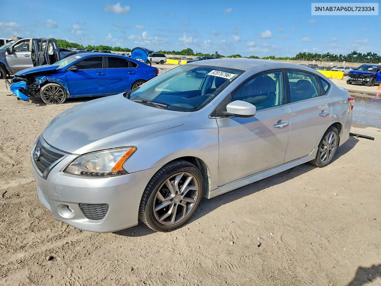 2013 Nissan Sentra S VIN: 3N1AB7AP6DL723334 Lot: 62076796