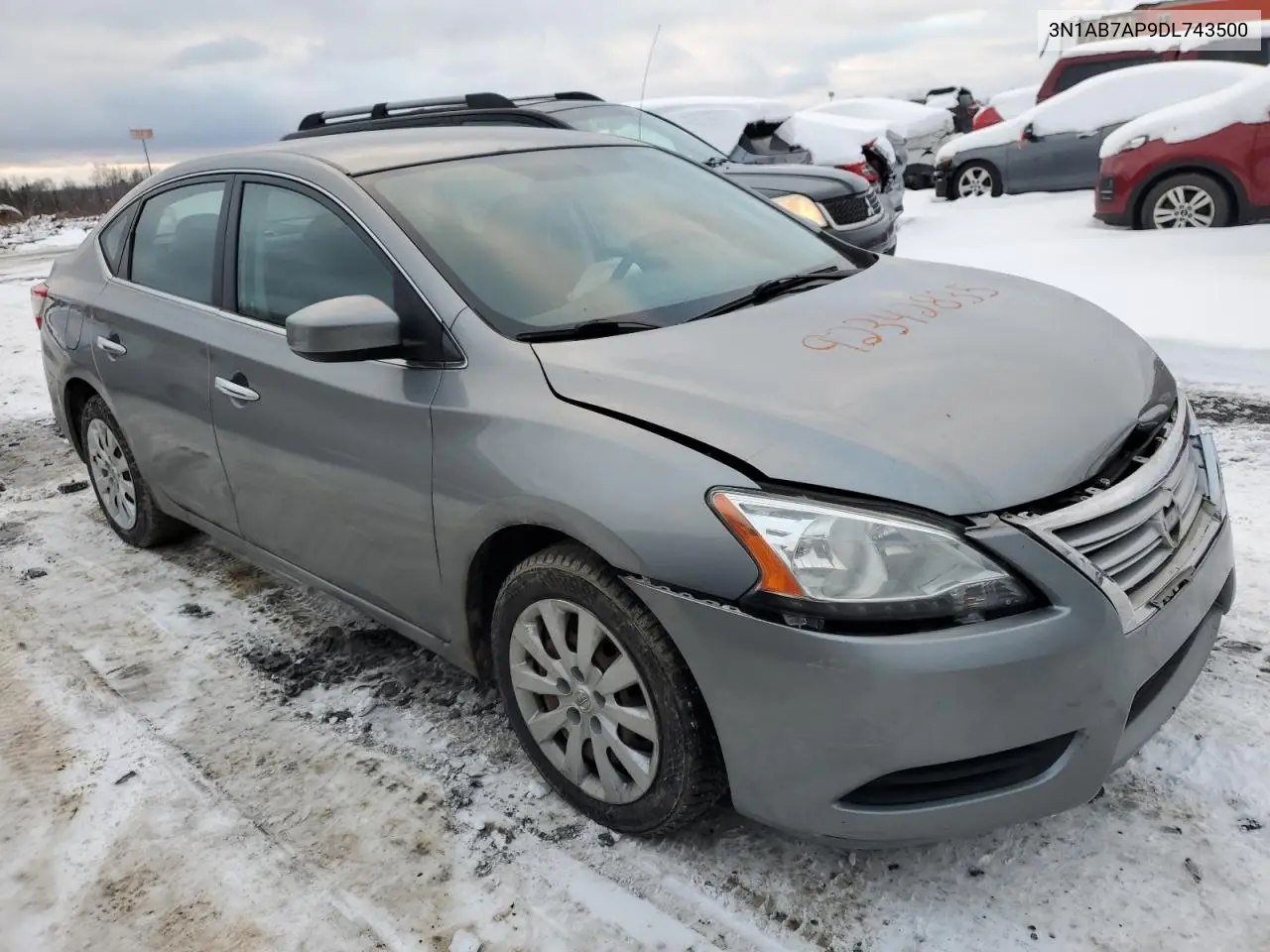 3N1AB7AP9DL743500 2013 Nissan Sentra S