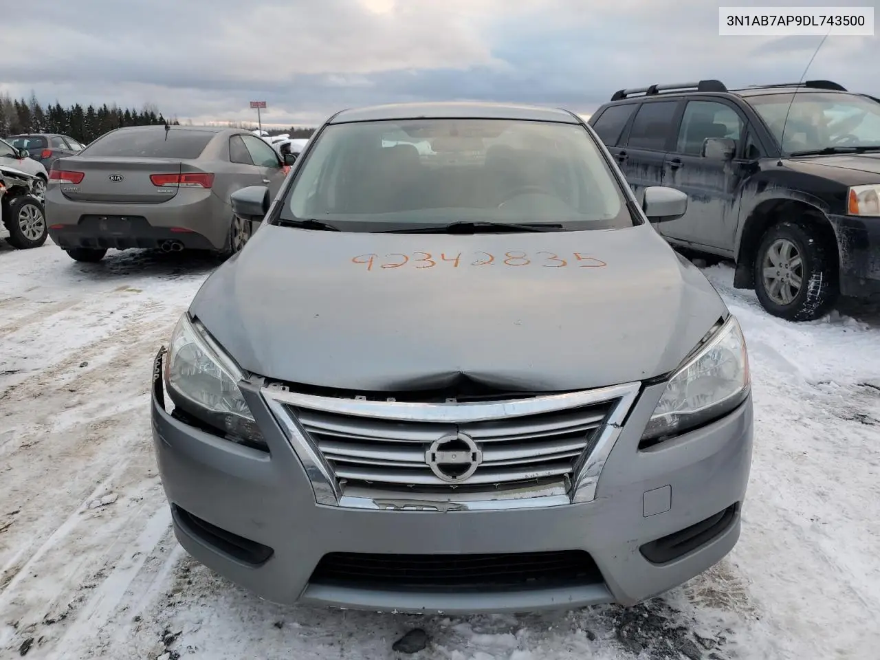 3N1AB7AP9DL743500 2013 Nissan Sentra S