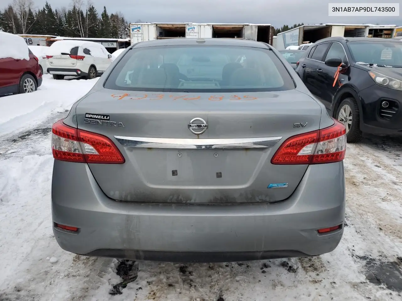 3N1AB7AP9DL743500 2013 Nissan Sentra S