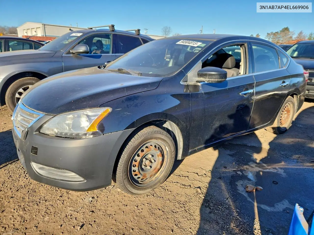 3N1AB7AP4EL669906 2013 Nissan Sentra S