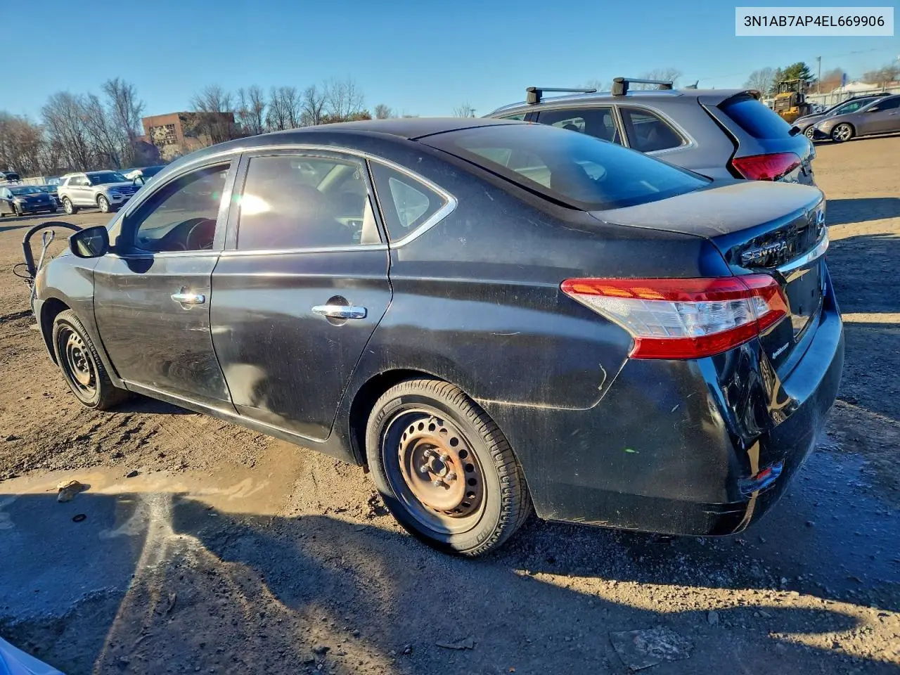 3N1AB7AP4EL669906 2013 Nissan Sentra S