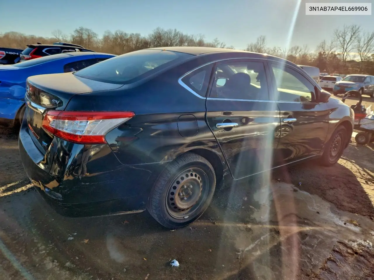 3N1AB7AP4EL669906 2013 Nissan Sentra S