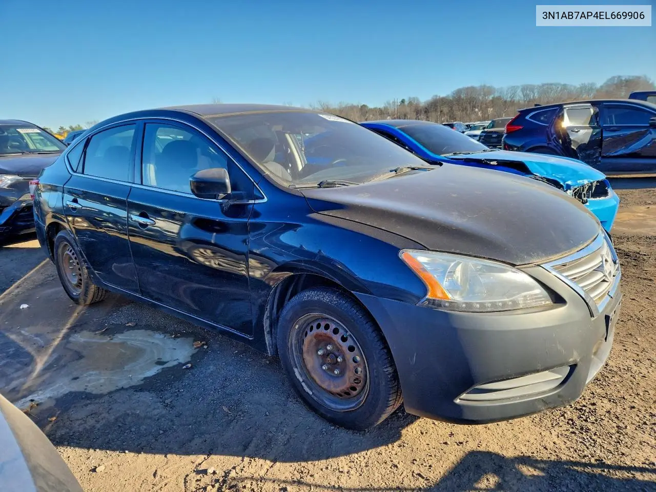 3N1AB7AP4EL669906 2013 Nissan Sentra S