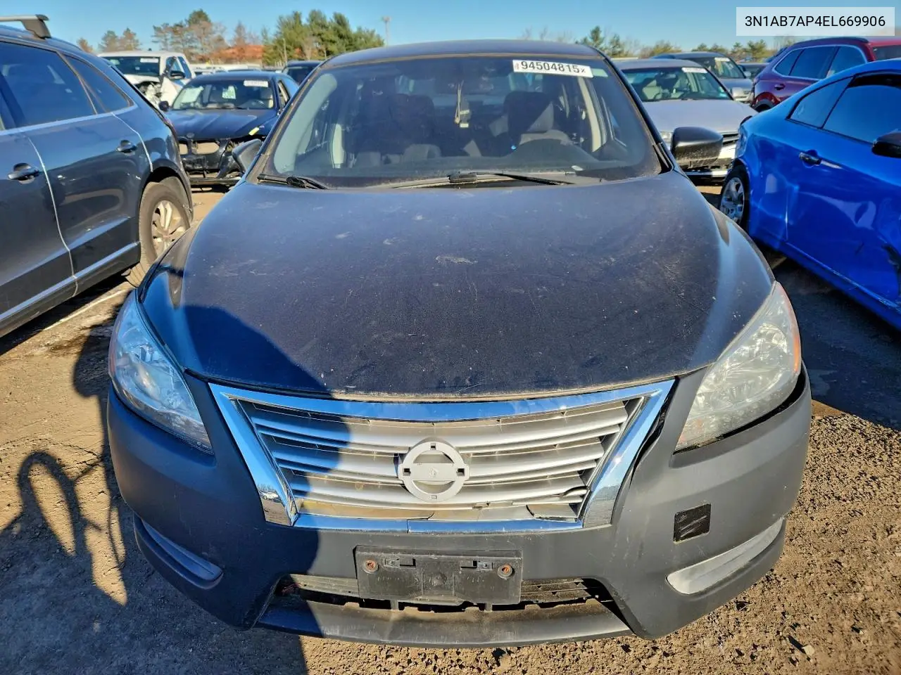 3N1AB7AP4EL669906 2013 Nissan Sentra S