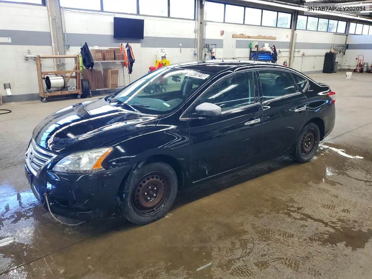2014 Nissan Sentra S VIN: 3N1AB7AP2EY202034 Lot: 58410216