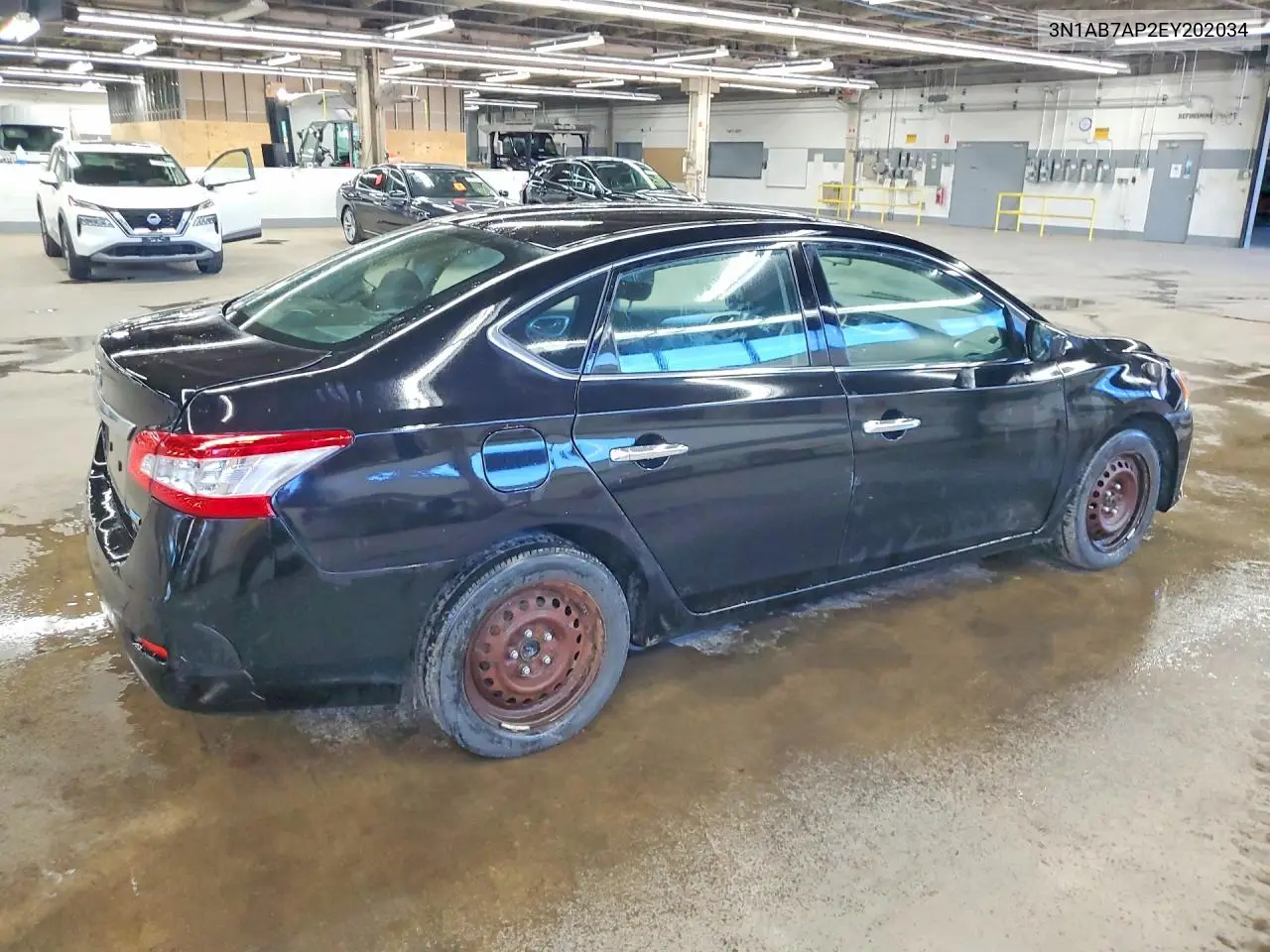 2014 Nissan Sentra S VIN: 3N1AB7AP2EY202034 Lot: 58410216