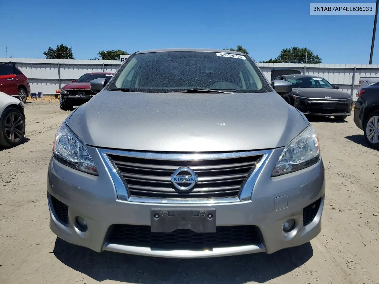 2014 Nissan Sentra Sr VIN: 3N1AB7AP4EL636033 Lot: 58958906