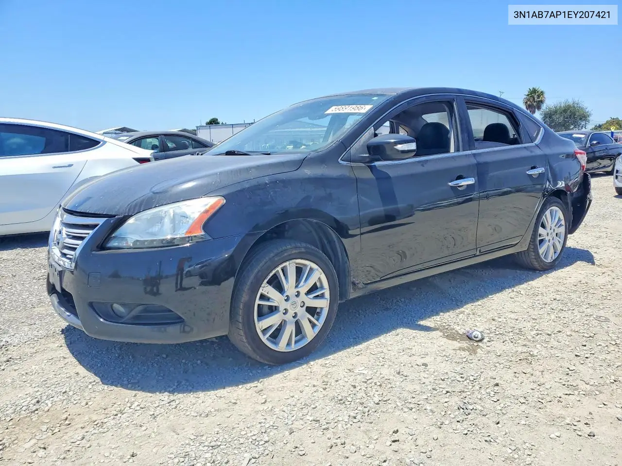 2014 Nissan Sentra Sl VIN: 3N1AB7AP1EY207421 Lot: 59891986