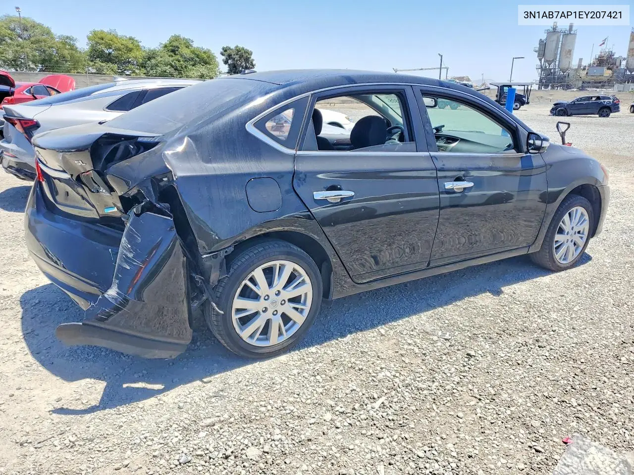 2014 Nissan Sentra Sl VIN: 3N1AB7AP1EY207421 Lot: 59891986