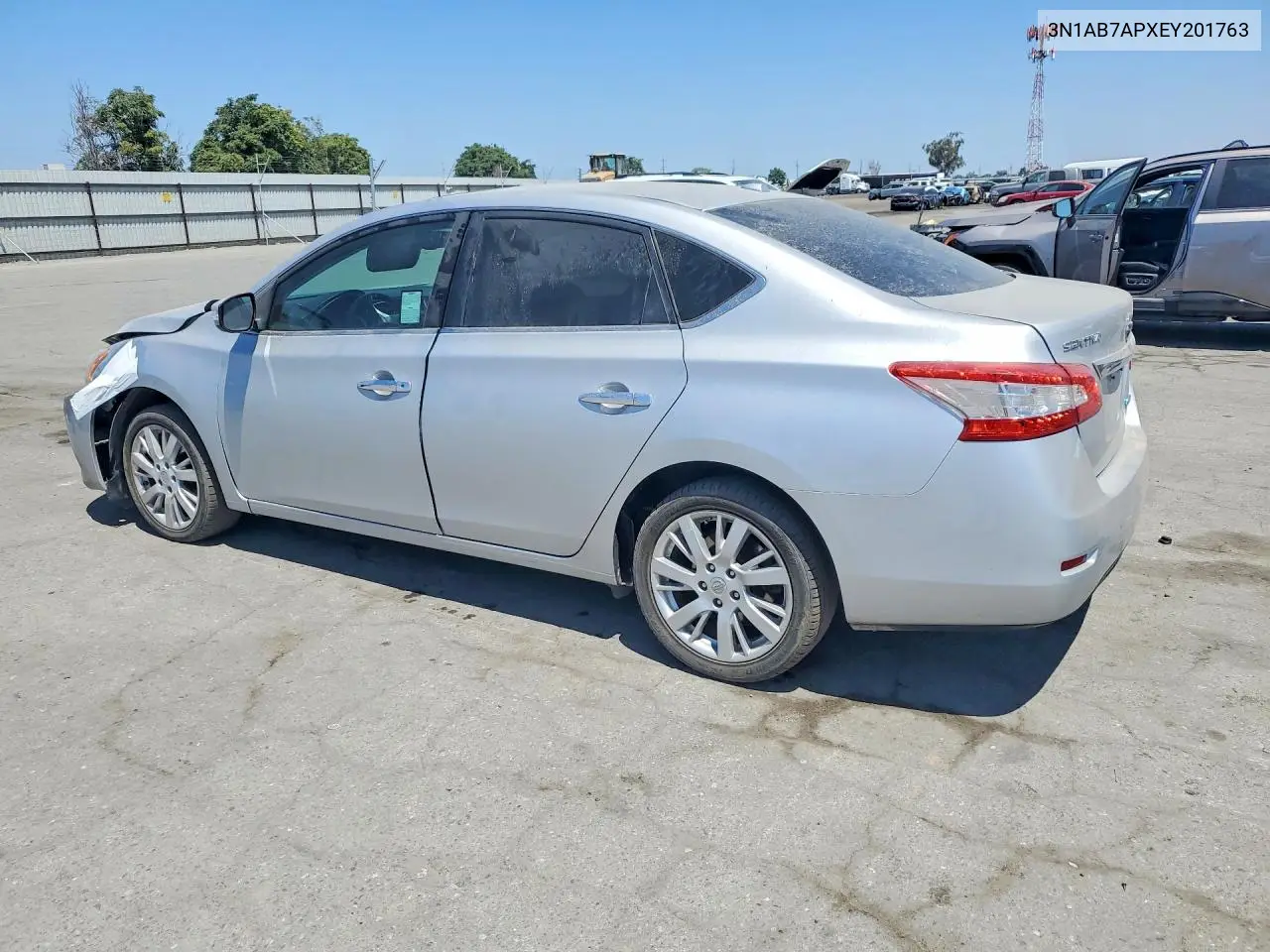 2014 Nissan Sentra Sl VIN: 3N1AB7APXEY201763 Lot: 60129856