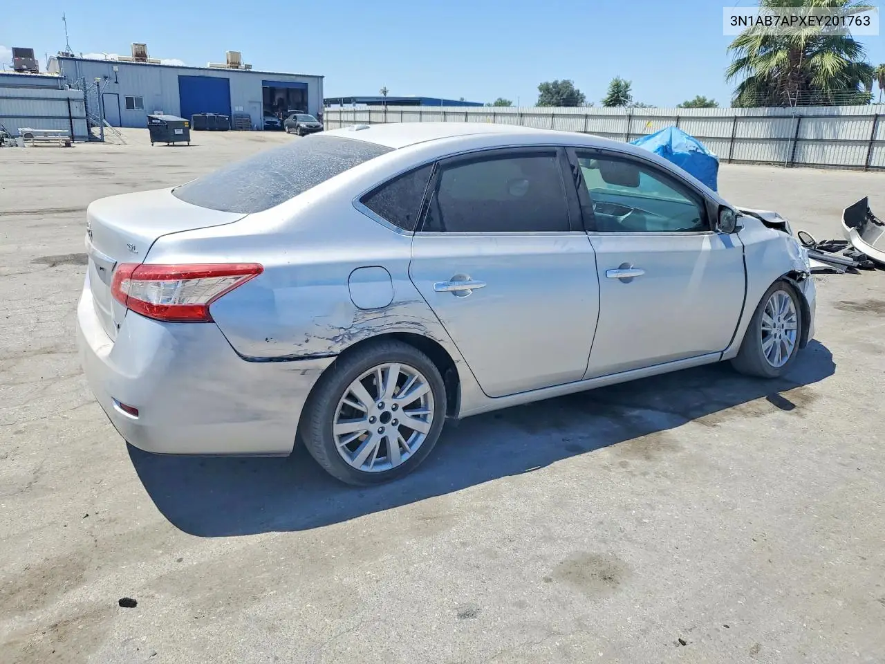 2014 Nissan Sentra Sl VIN: 3N1AB7APXEY201763 Lot: 60129856