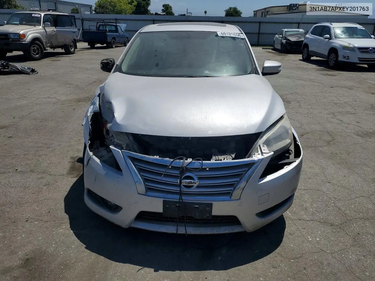 2014 Nissan Sentra Sl VIN: 3N1AB7APXEY201763 Lot: 60129856