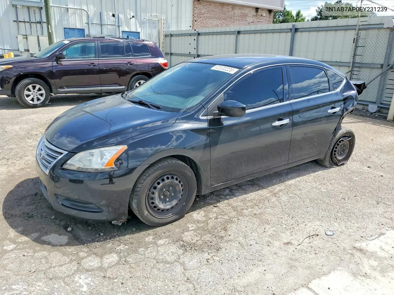2014 Nissan Sentra Fe+ S VIN: 3N1AB7AP0EY231239 Lot: 60530226