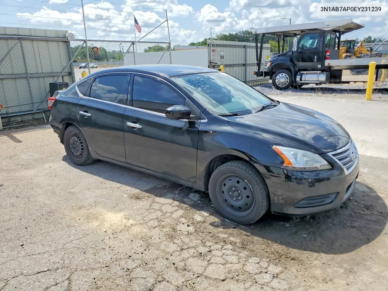 2014 Nissan Sentra Fe+ S VIN: 3N1AB7AP0EY231239 Lot: 60530226