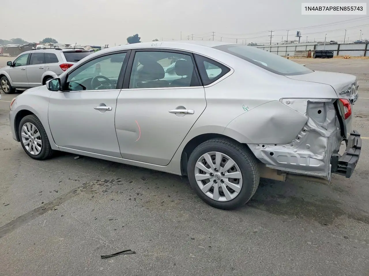 2014 Nissan Sentra S VIN: 1N4AB7AP8EN855743 Lot: 61404956