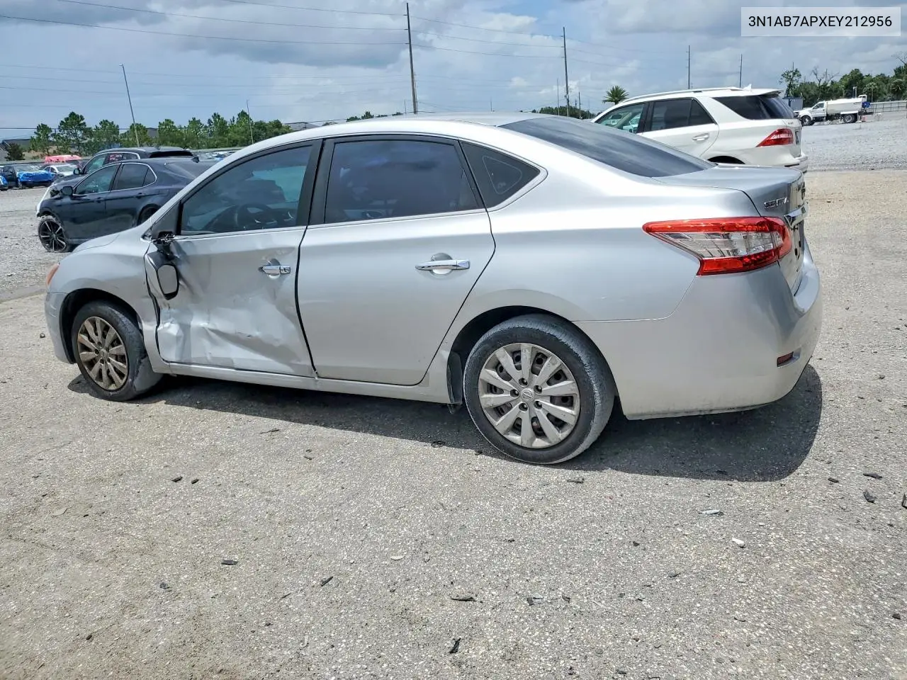 2014 Nissan Sentra Sv VIN: 3N1AB7APXEY212956 Lot: 61882076