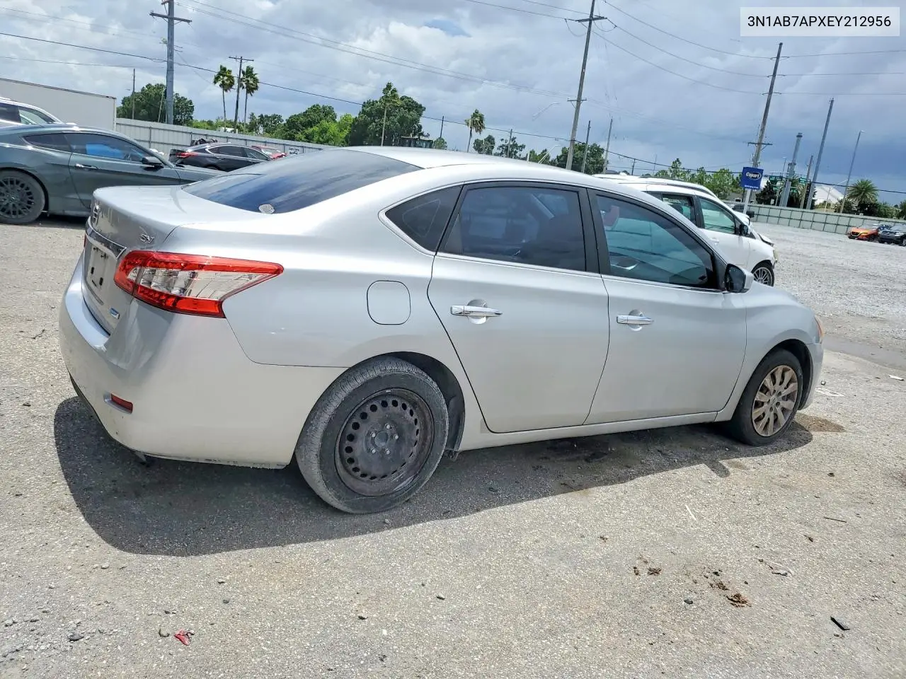 2014 Nissan Sentra Sv VIN: 3N1AB7APXEY212956 Lot: 61882076