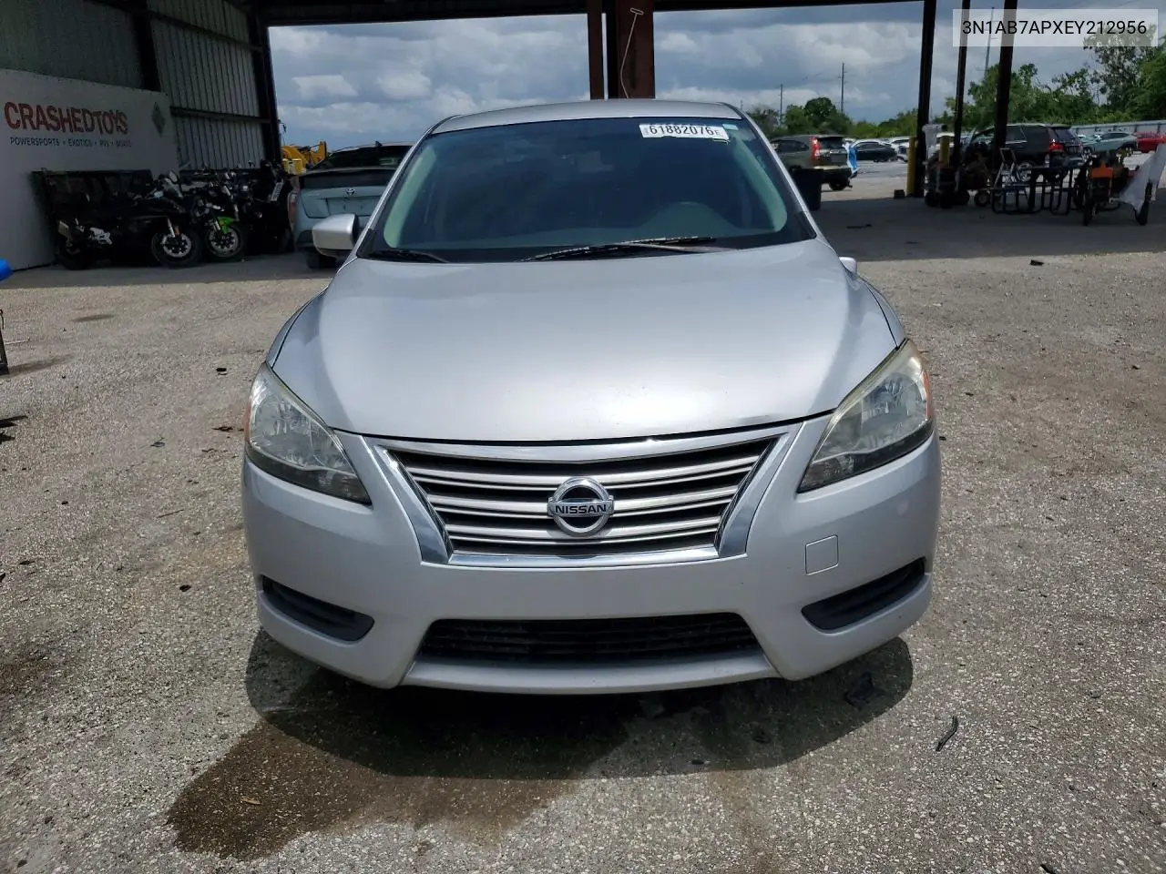 2014 Nissan Sentra Sv VIN: 3N1AB7APXEY212956 Lot: 61882076