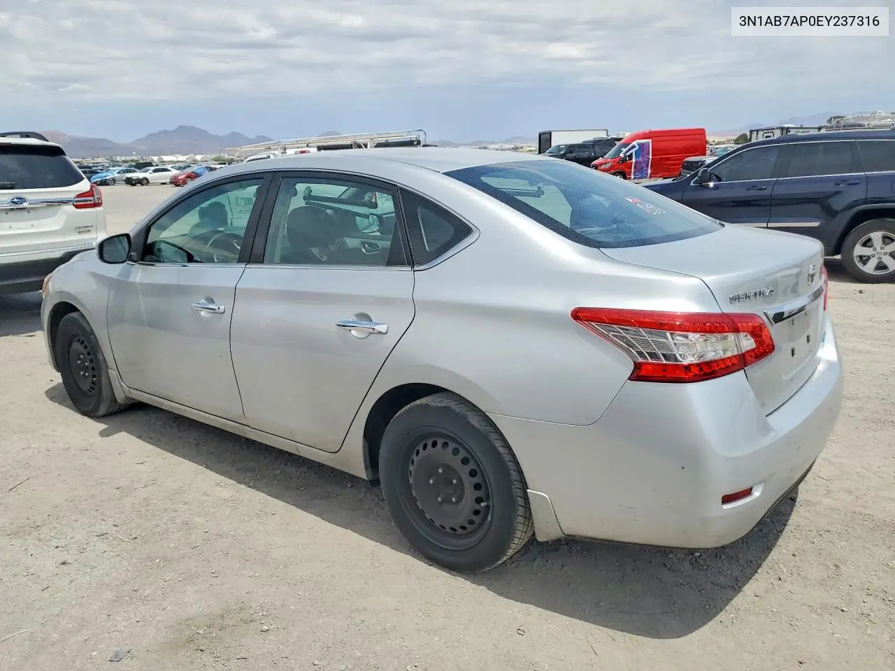 2014 Nissan Sentra Sv VIN: 3N1AB7AP0EY237316 Lot: 61994856