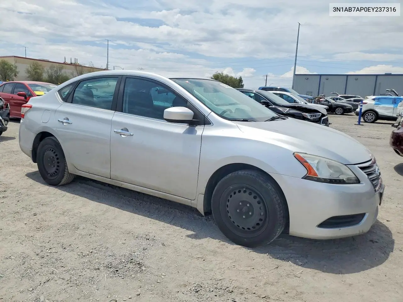 2014 Nissan Sentra Sv VIN: 3N1AB7AP0EY237316 Lot: 61994856