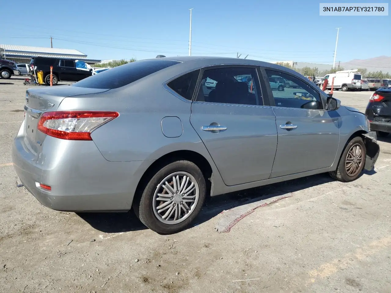 3N1AB7AP7EY321780 2014 Nissan Sentra Sv