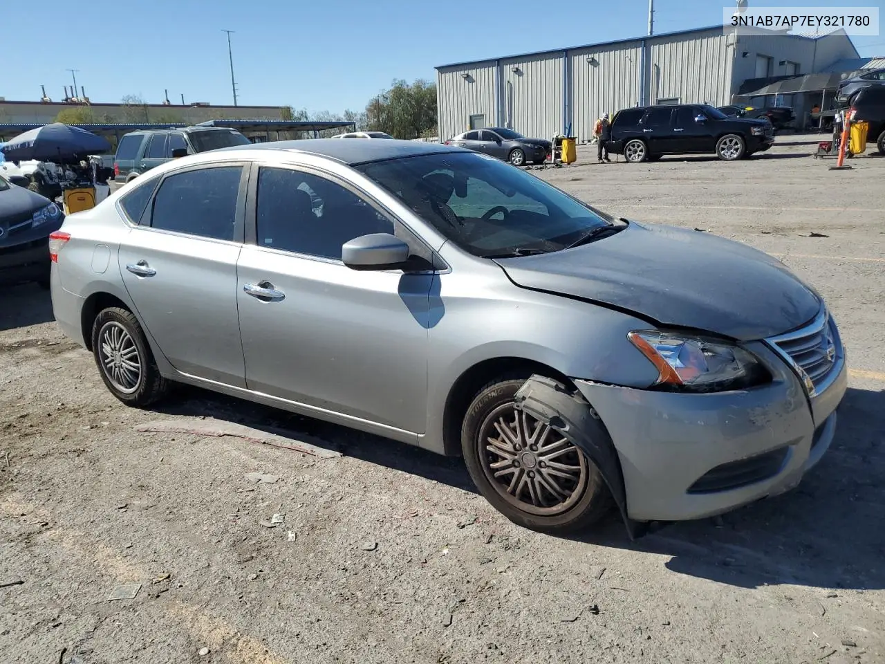 3N1AB7AP7EY321780 2014 Nissan Sentra Sv