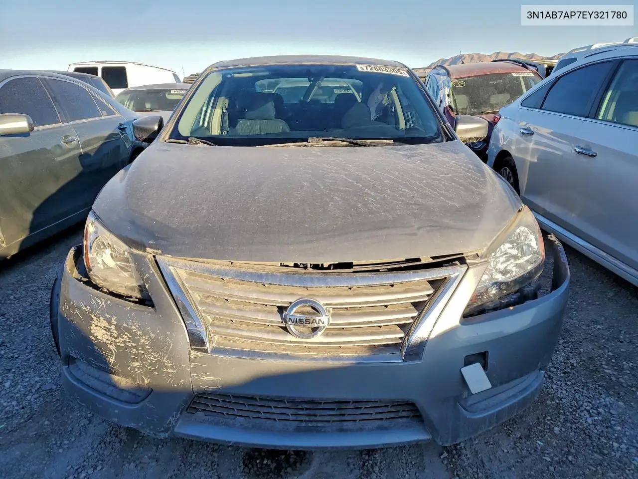 3N1AB7AP7EY321780 2014 Nissan Sentra Sv