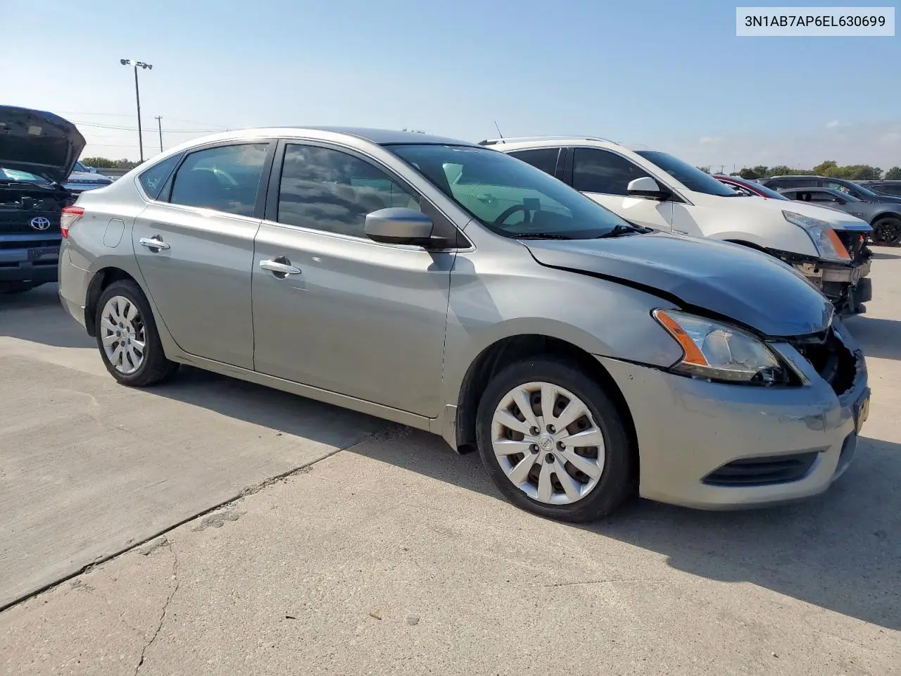 3N1AB7AP6EL630699 2014 Nissan Sentra S