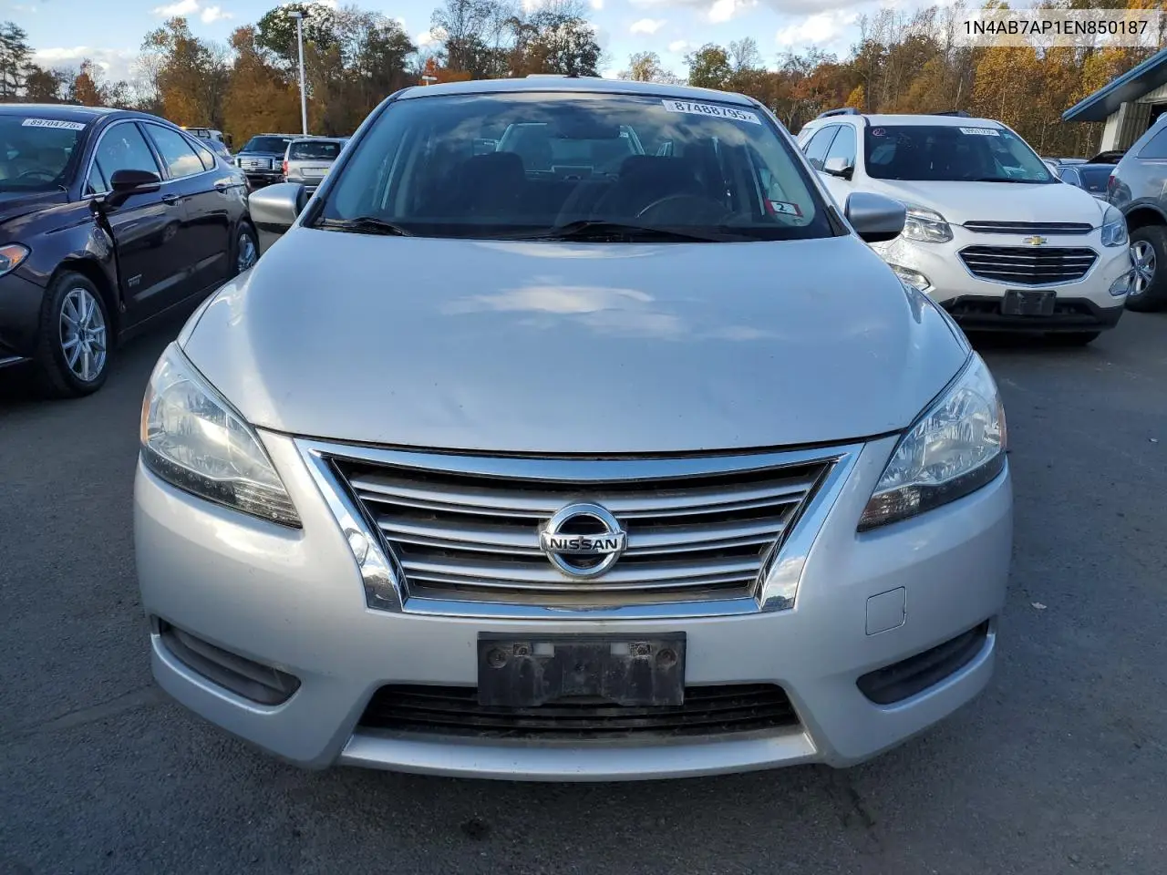 1N4AB7AP1EN850187 2014 Nissan Sentra S
