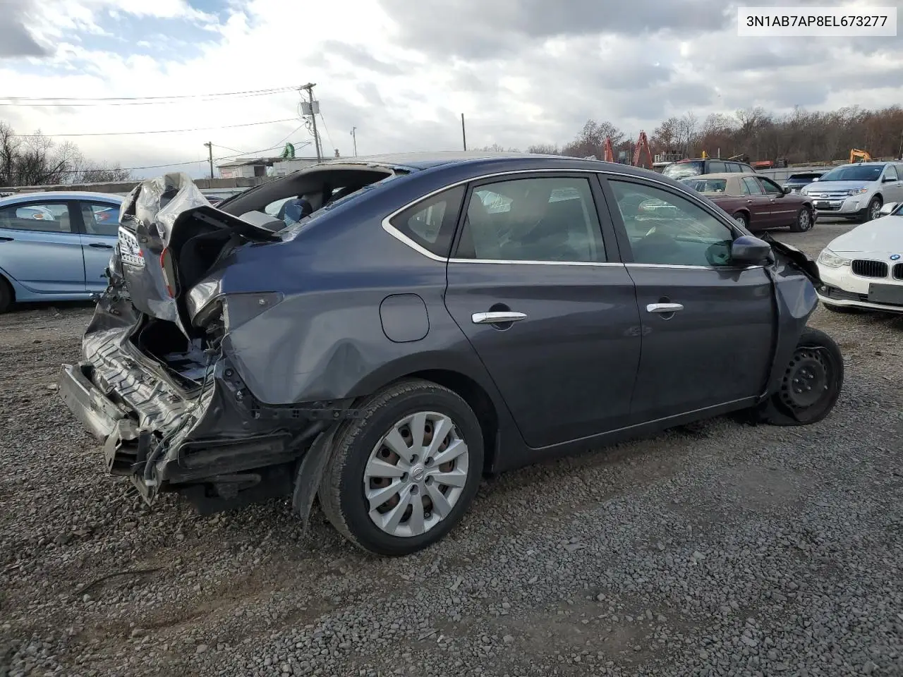 3N1AB7AP8EL673277 2014 Nissan Sentra S