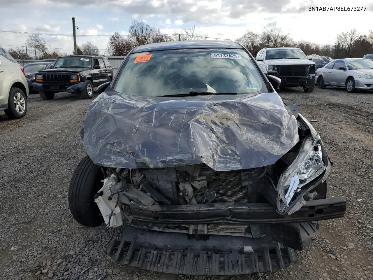 3N1AB7AP8EL673277 2014 Nissan Sentra S