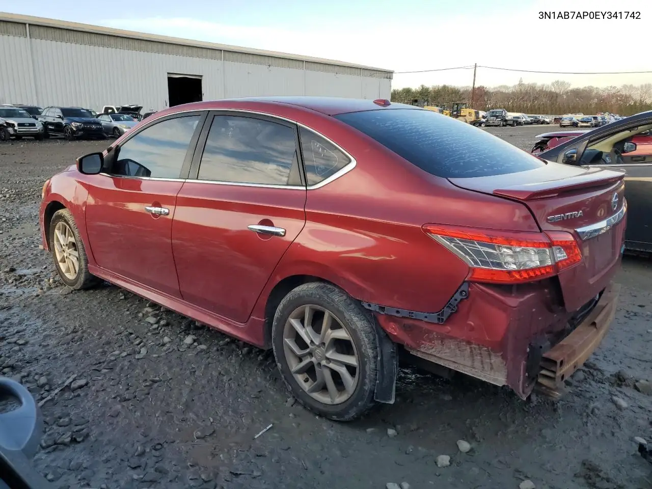 3N1AB7AP0EY341742 2014 Nissan Sentra S
