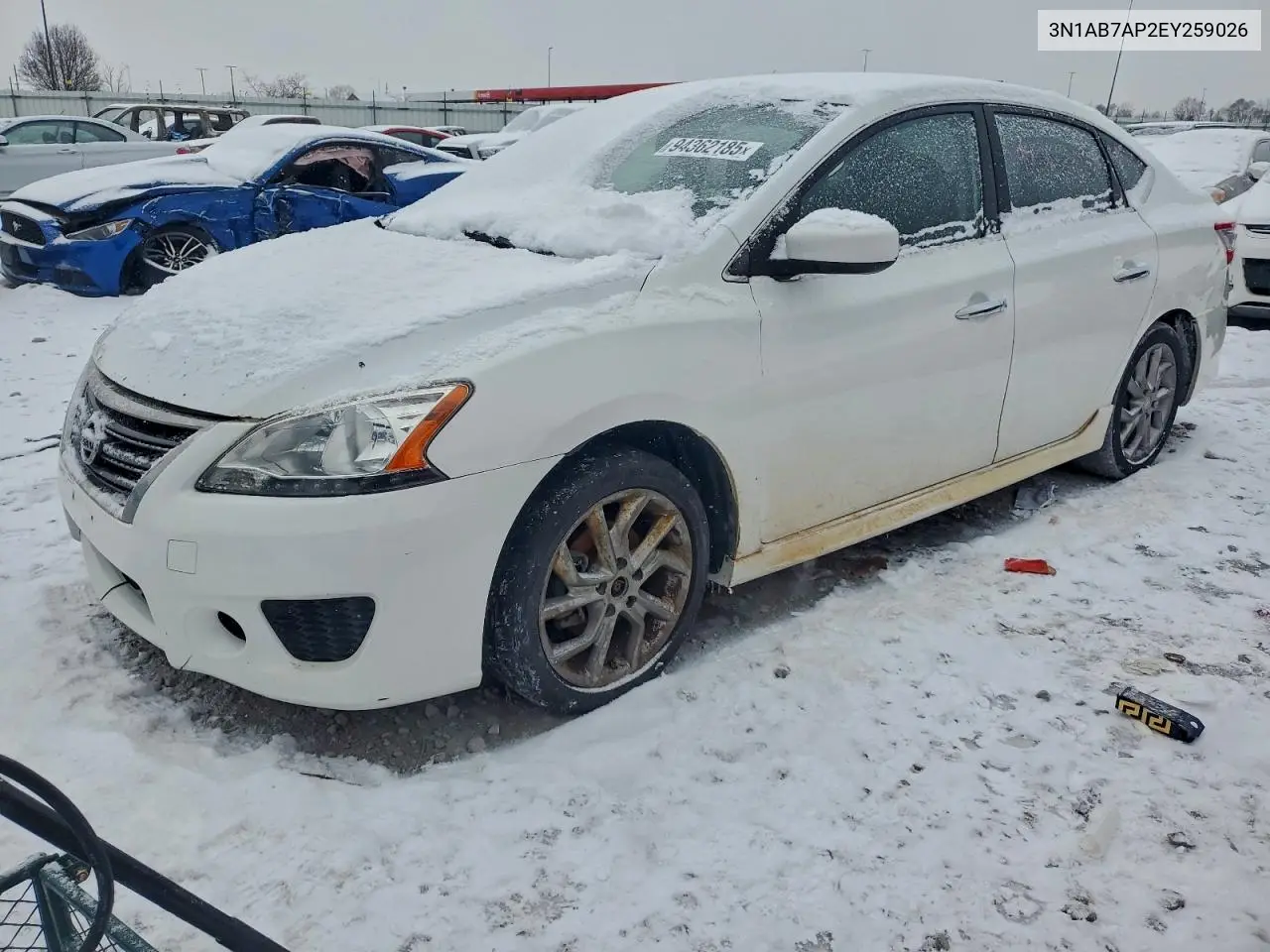 3N1AB7AP2EY259026 2014 Nissan Sentra S