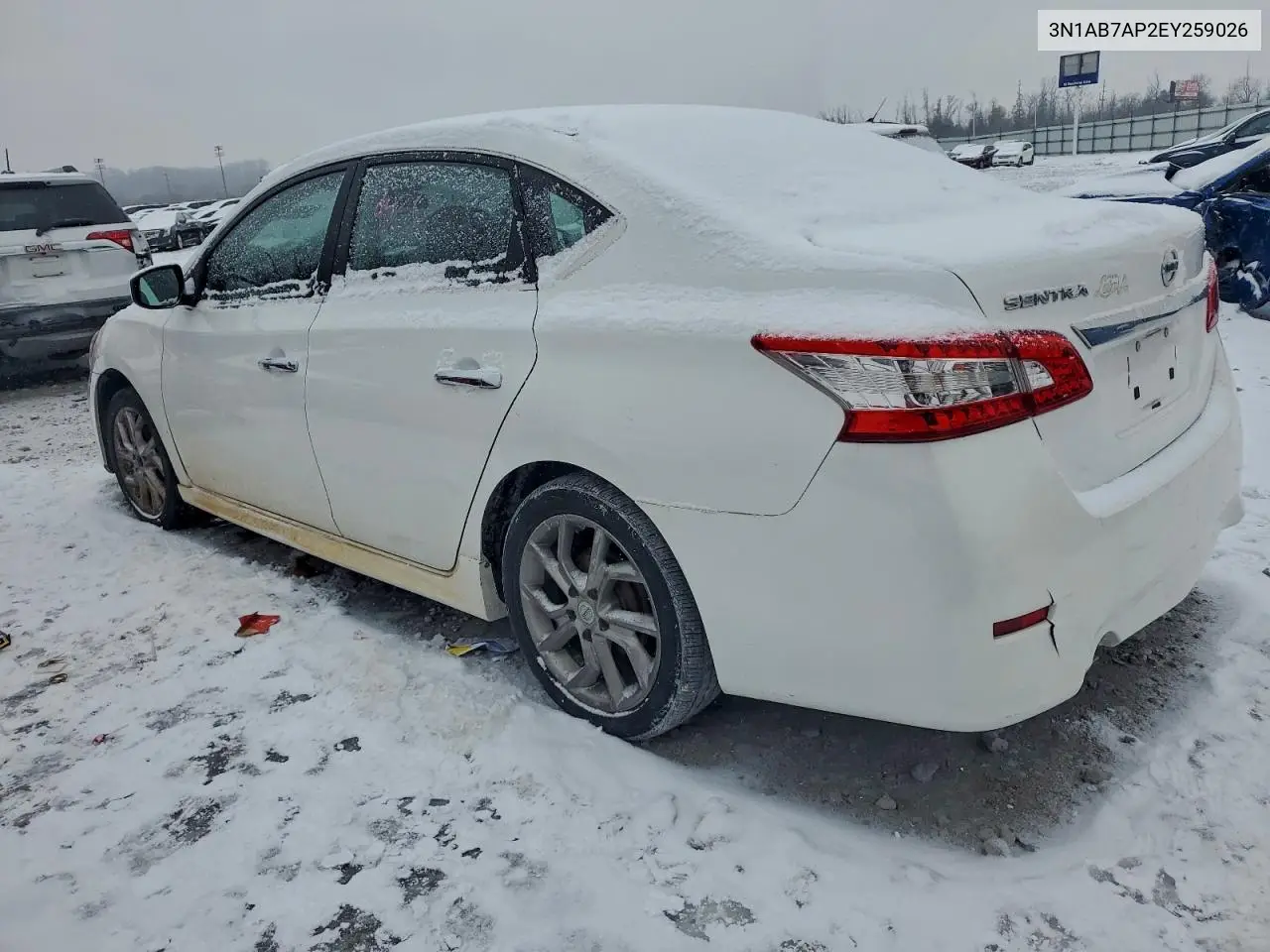 3N1AB7AP2EY259026 2014 Nissan Sentra S