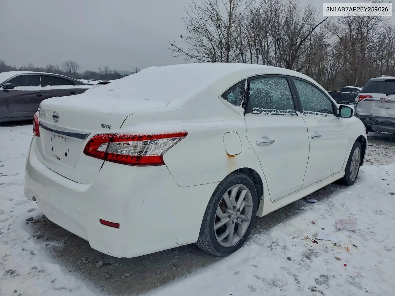 3N1AB7AP2EY259026 2014 Nissan Sentra S
