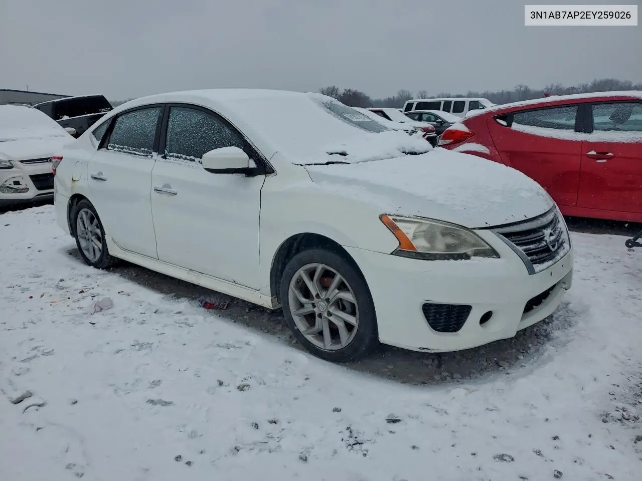 3N1AB7AP2EY259026 2014 Nissan Sentra S