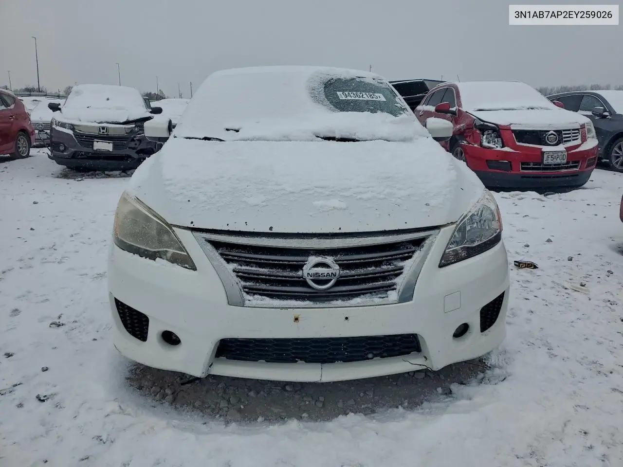 3N1AB7AP2EY259026 2014 Nissan Sentra S