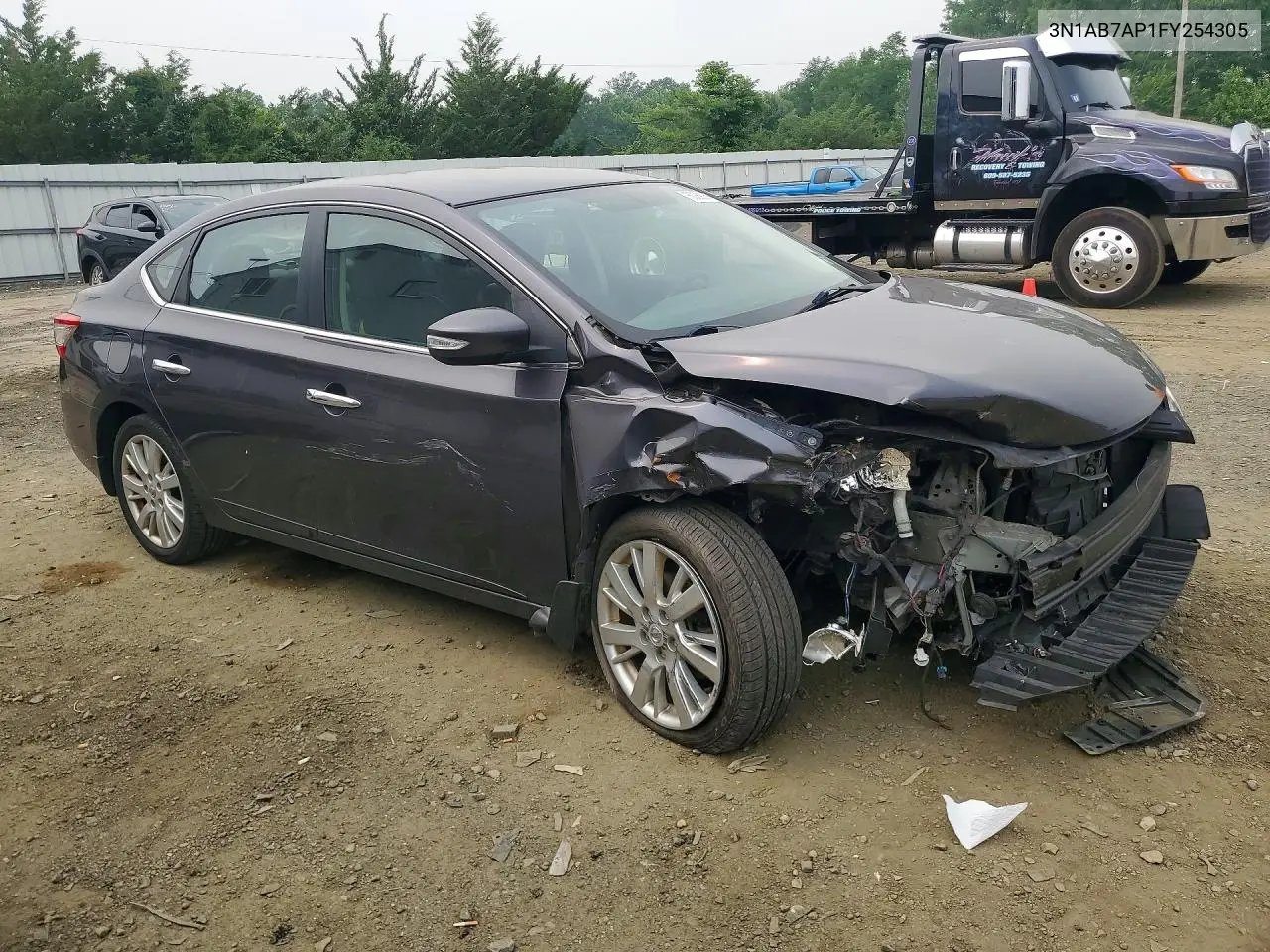 2015 Nissan Sentra Sl VIN: 3N1AB7AP1FY254305 Lot: 60890656
