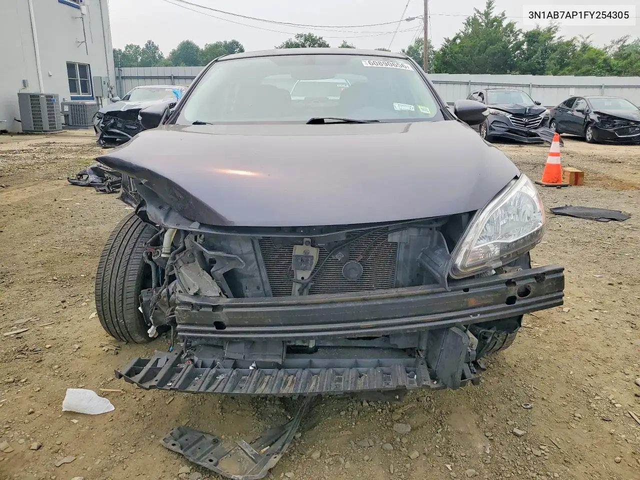 2015 Nissan Sentra Sl VIN: 3N1AB7AP1FY254305 Lot: 60890656