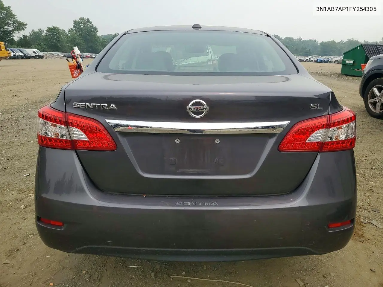 2015 Nissan Sentra Sl VIN: 3N1AB7AP1FY254305 Lot: 60890656