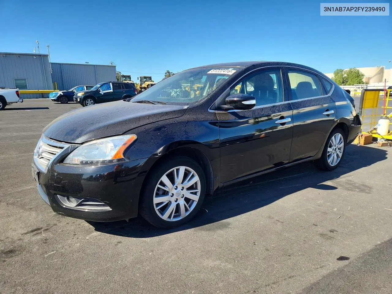 2015 Nissan Sentra Sl VIN: 3N1AB7AP2FY239490 Lot: 61222416