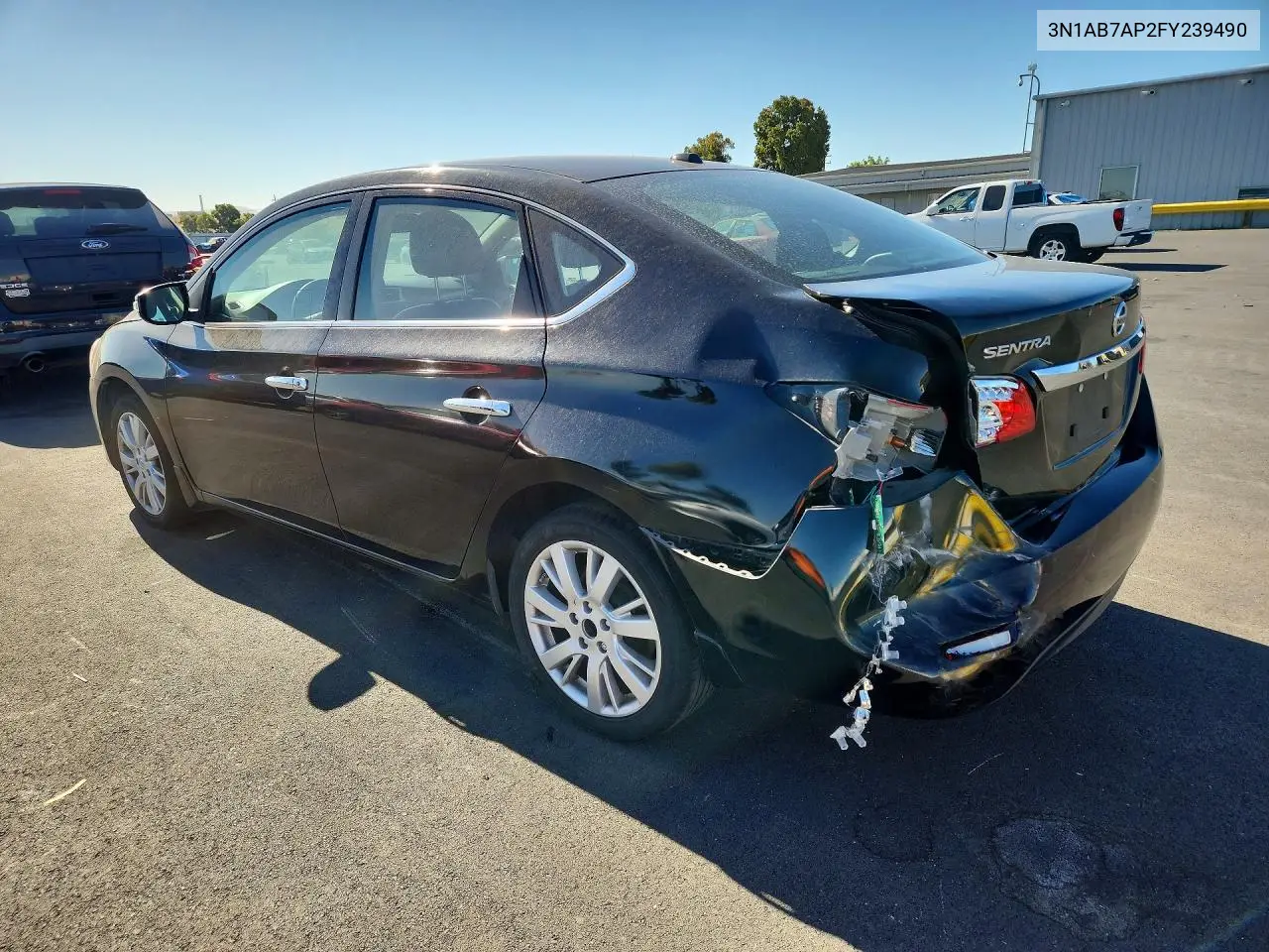 2015 Nissan Sentra Sl VIN: 3N1AB7AP2FY239490 Lot: 61222416